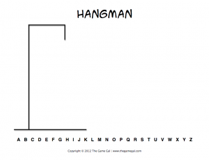 Unusual image with regard to hangman printable Irresistible image within hangman printable