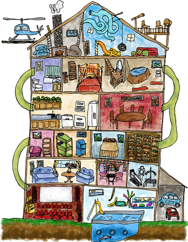 Draw your dream house - The Game Gal